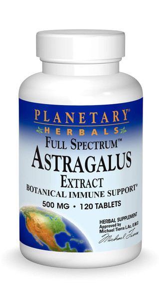 Full Spectrum Astragalus Extract Planetary Herbals 120 Tabs