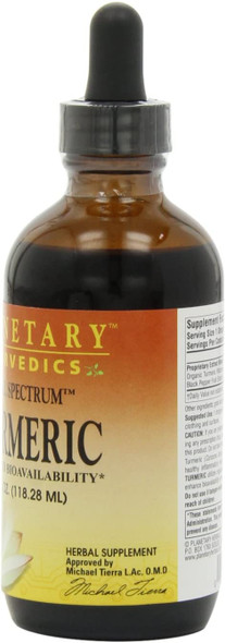 Planetary Herbals Turmeric Full Spectrum Liquid by Planetary Ayurvedics, Support for Antioxidant and Healthy Inflammation Response, 4 Ounces
