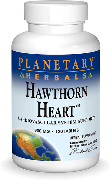 Hawthorn Heart Planetary Herbals 120 Tabs