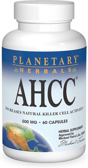 Planetary Herbals AHCC 500mg - 60 Capsules