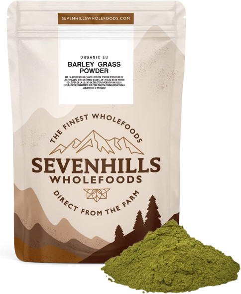 Sevenhills Wholefoods Organic European Barley Grass Powder 1kg