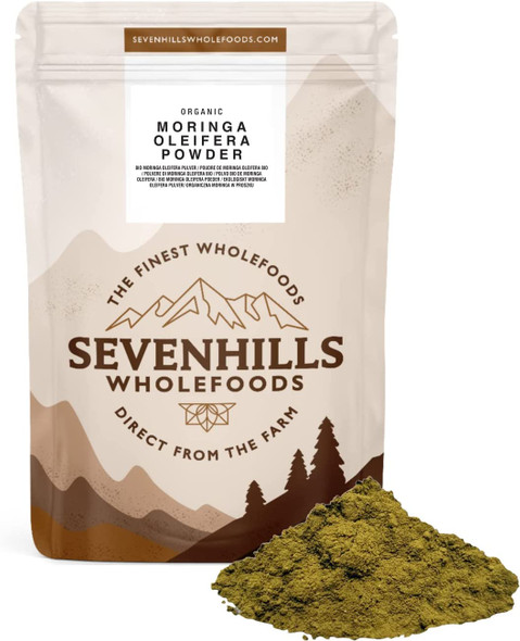 Sevenhills Wholefoods Organic Moringa Oleifera Leaf Powder 1kg