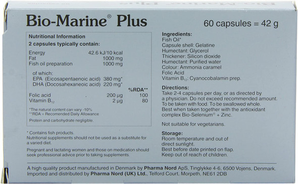 Pharma Nord Bio-Marine Plus - Pack of 60 Capsules