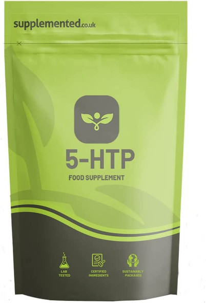 5-HTP 400mg Supplement 90 Capsules UK Made. Pharmaceutical Grade