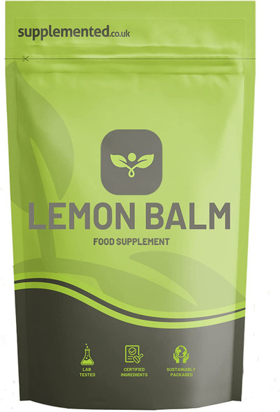 Lemon Balm 1500mg 180 Capsules UK Made Pharmaceutical Grade Supplement Mood Anxiety Stress Sleep