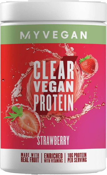 Myprotein Clean Vegan Plant Protein Powder 320g Strawberry,MYP9068/100/102