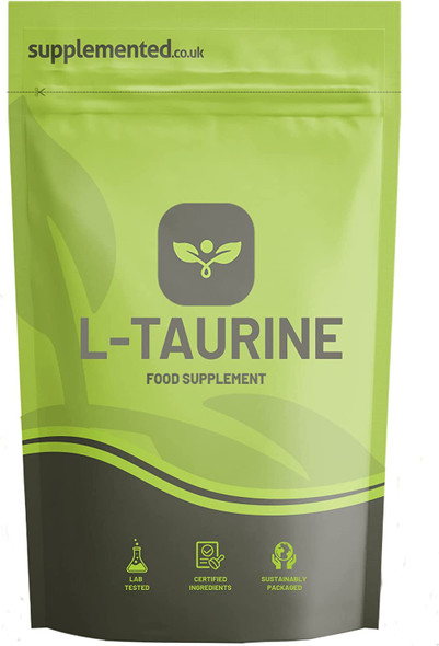 L-Taurine 600mg 180 Capsules High Strength Energy and Endurance Sports Supplement UK Made. Pharmaceutical Grade