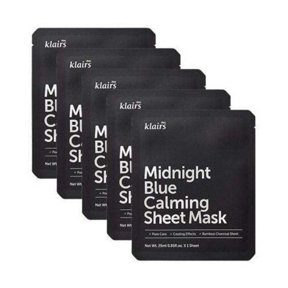 KLAIRS Midnight Blue Calming Sheet Mask 25mL * 5 PCS