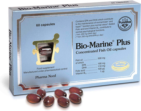 Pharma Nord Bio-Marine Plus 60 Capsules (Pack of 4)