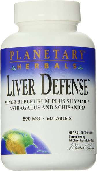 Planetary Herbals Liver Defense Tablets, 60 Count