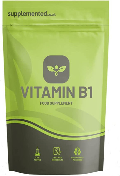 Vitamin B1 (Thiamin) 100mg 180 Vegan Tablets