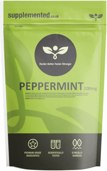 Peppermint Oil 200mg 180 Softgel Capsules