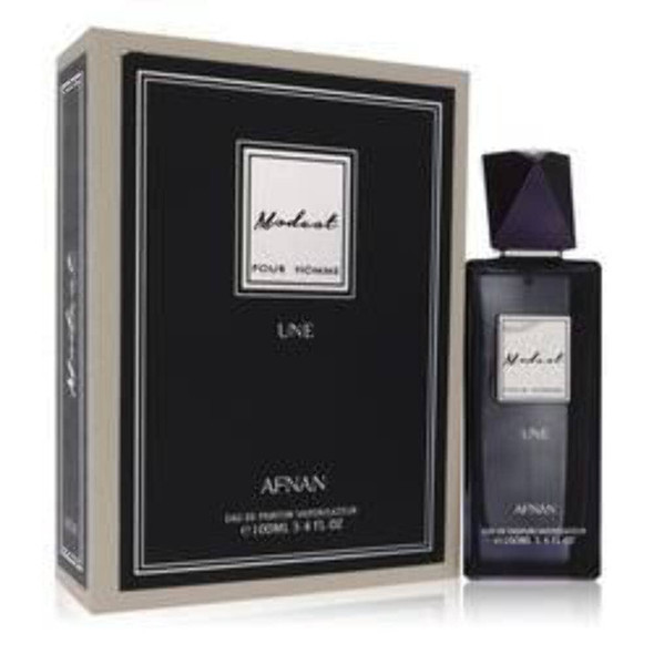 Afnan Modest Pour Homme Une Eau De Parfum Spray For Men 3.4 Oz / 100 ml Item In Box Sealed