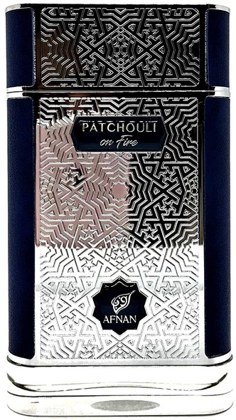 Afnan Patchouli On Fire for Unisex Eau de Parfum Spray, 2.7 Ounce