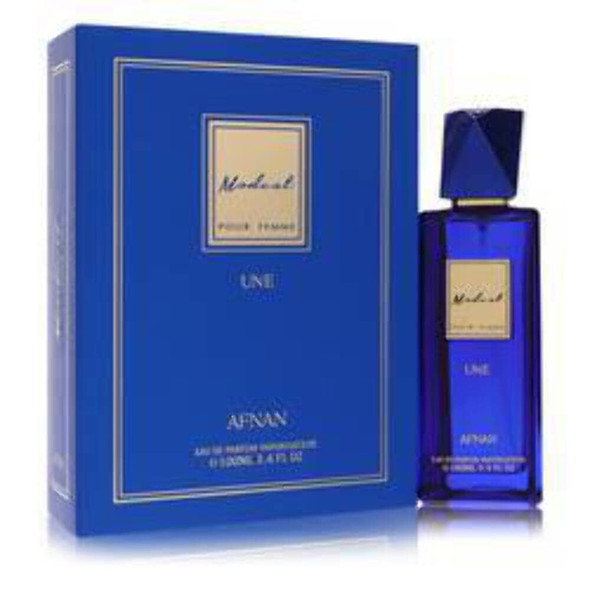 Modest Une Pour Femme by Afnan Eau De Parfum Spray For Women 3.4 Oz / 100 ml