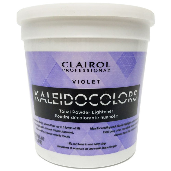 Clairol Professional Kaleidocolors Tonal Powder Lightener, Violet, 8.0 Ounce