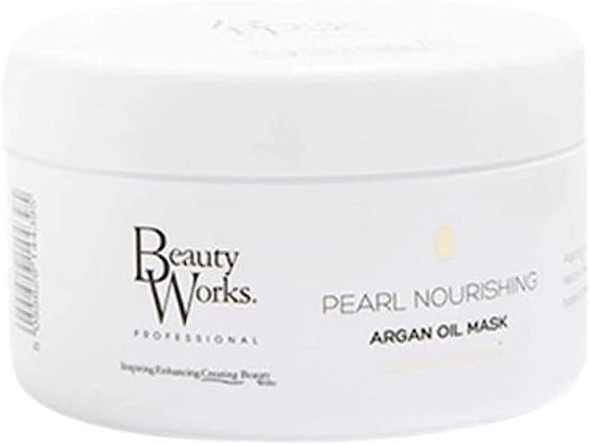 Beauty Works Pearl Nourishing Argan Oil Mask 250Ml Milk Protein Deep Conditioning Treatment