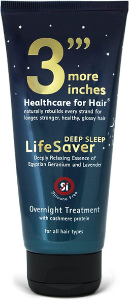 3'''More Inches LifeSaver Deep Sleep Overnight Treatment 100ml -Broken Bond Restore Treatment -Essential Oils for Stress, Anxiety & Sleep Promotion -Sulphate Free -Hair Care by Michael Van Clarke