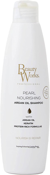 Beauty Works Pearl Nourishing Sulfate Free Argan Oil Shampoo 250 ml SLE & Paraben Free