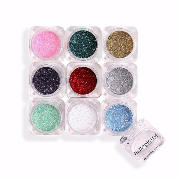 bellapierre Shimmer Powder 9 Stack | Paraben Free | Vegan & Cruelty Free | 9 Count - Glamour