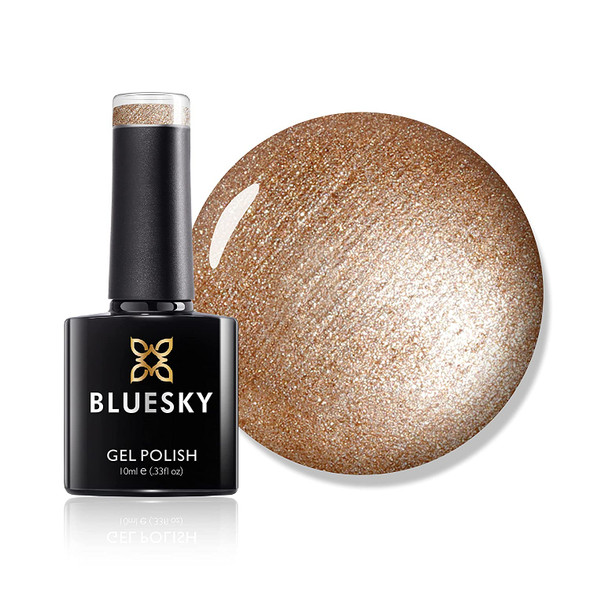 Bluesky Gel Nail Polish Glitter-Glitter Gel Nail Polish with Dazzling  Platinum Effect, Nail Art,Quick