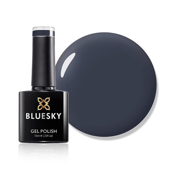 Bluesky Gel Nail Polish Color 80531 Asphalt Soak Off LED UV Light - Chip Resistant & 21-Day Wear 0.33 Fl Oz