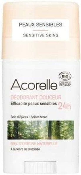 Acorelle Organic Spices Wood Deodorant