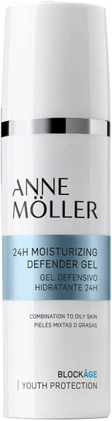 Anne Moller Blockage 24H Moisturizing Defender Gel P. Mixtas / Grasas 50 Ml
