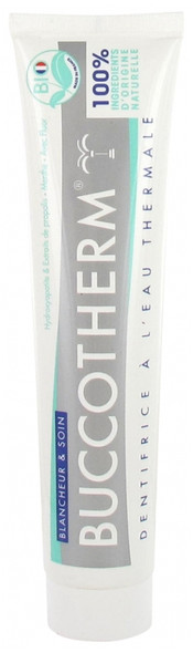 Buccotherm Toothpaste with Thermal Spring Water Whiteness & Care Organic 75ml