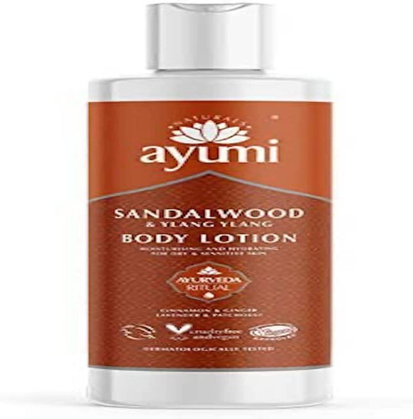 Ayumi Sandalwood & Ylang Ylang Body Lotion. Formulated to hydrate and soften the skin, the blend of essentail oils is soothing and sensuous to the senses. Spa feeling,1 x 250ml