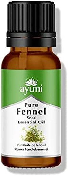 Ayumi Pure Fennel Seed Oil, Encourages Natural Detox Process With a Sweet & Herby Aroma, Used For Congested & Oily Skin - 1 x 15ml