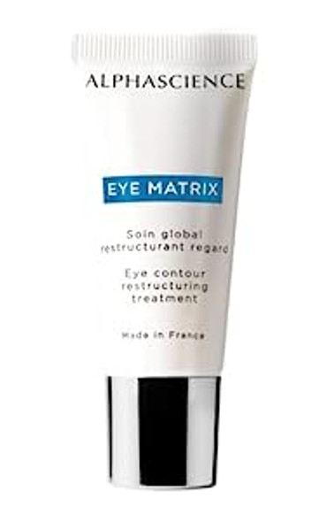 Alphascience Eye Matrix 15 Ml / 0.50 Fl Oz - Anti-Aging Eye Treatment - Restructures The Skin - Hydrating Action - All Skin Types - Made In France - Fragrance Free - Paraben Free