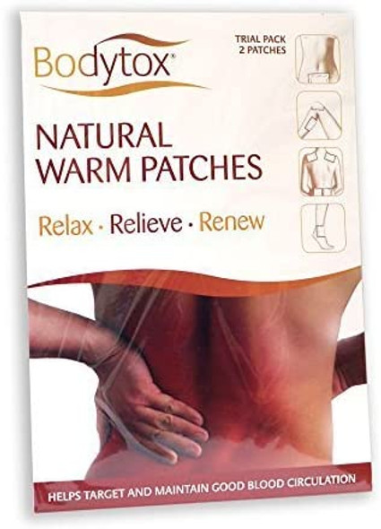 Bodytox Natural Warm Patches - Trial Pack (2) by Bodytox