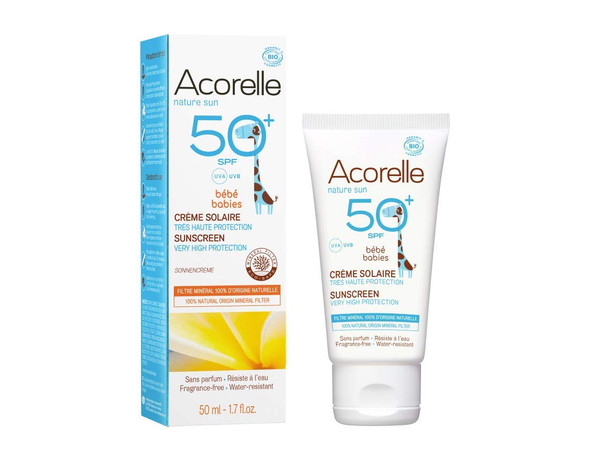 Acorelle Sun Protection for Babies SPF 50 - NEW formula - 50ml