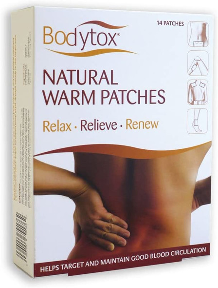 Bodytox Natural Warm Patches - 14 Pack