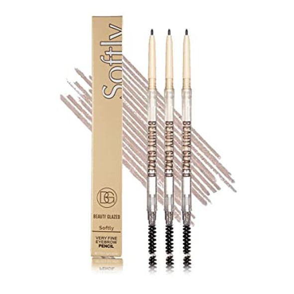 1 Pc Ultra-fine Triangular Eyebrow Pencils Long Lasting Waterproof Natural Dark Brown Eyebrow Makeup Tool