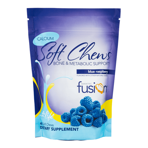 Blue Raspberry Bariatric Calcium Citrate Soft Chews - Bone & Metabolic Support