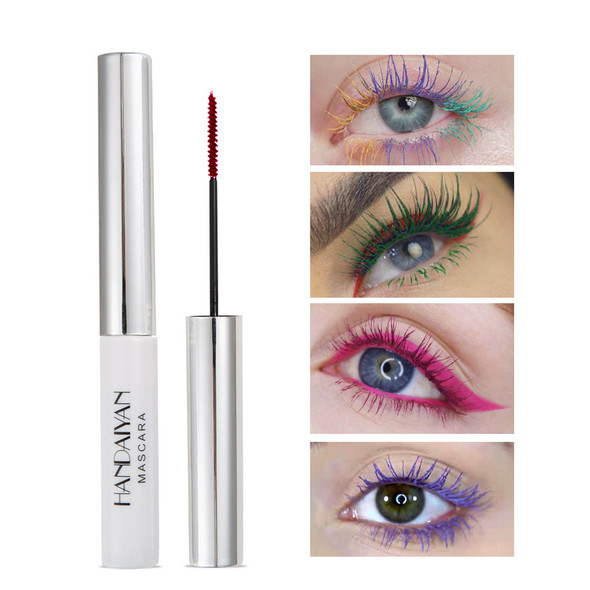 Colorful Mascara, 12 Colors, Volumizing, Buildable, Washable