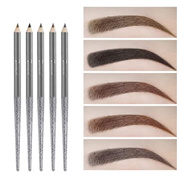 Eyebrow Stylist Pencil, Smooth And Waterproof, 3 Shades Available, Classic Fine Pencil For Women