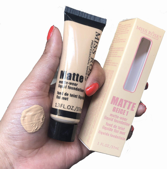 Miss Rose Concealer Face Makeup Foundation Cream Whitening Waterproof Full Coverage Professional Facial Matte Base Face Makeup