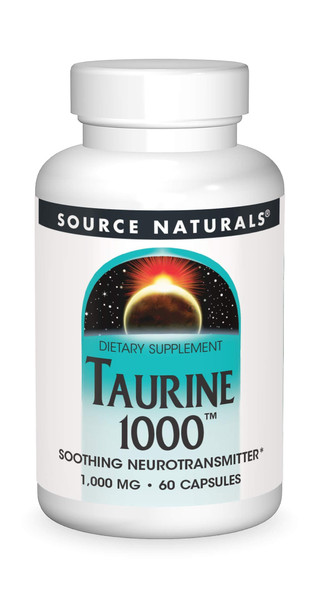 Taurine 1000mg Source Naturals, Inc. 60 Caps