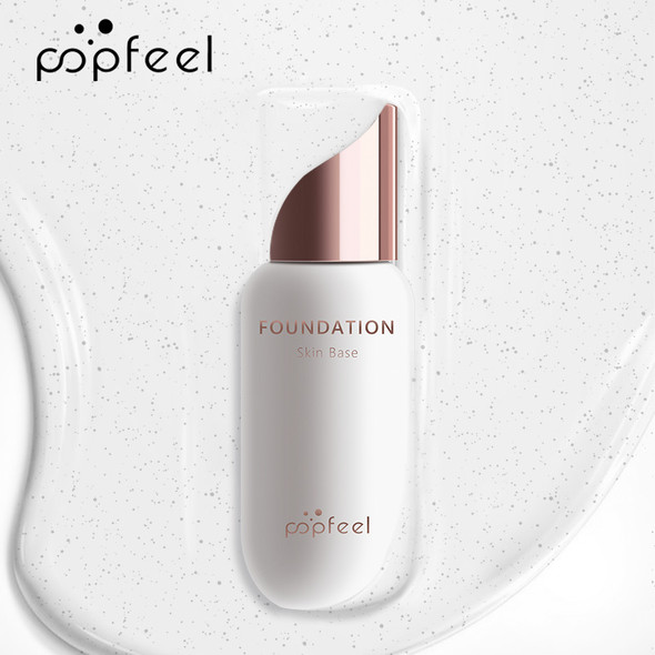 POPFEEL Color Change Liquid Foundation Lasting Oil Control Brightening Face Concealer, Long-lasting Makeup