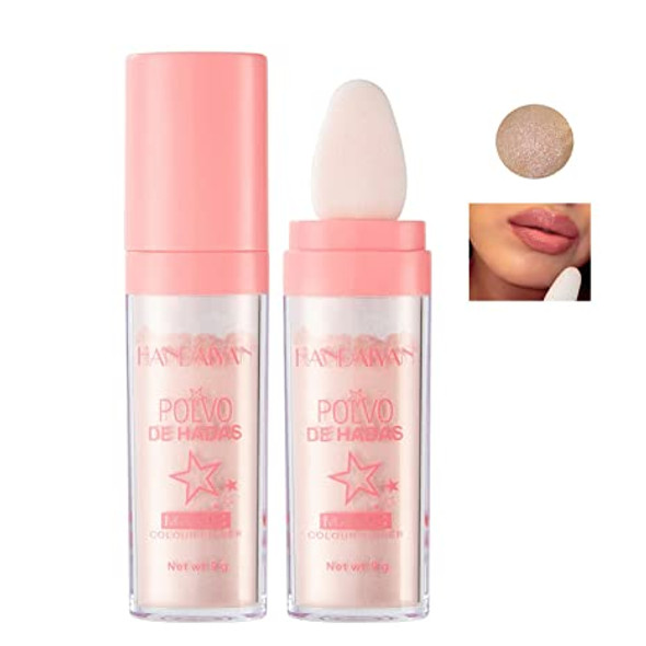 Shimmer Face Highlighter Powder & Blush Stick, Glitter Face Hair High Gloss, Sparkle Smudge-Proof Highlighter Stick Party Makeup