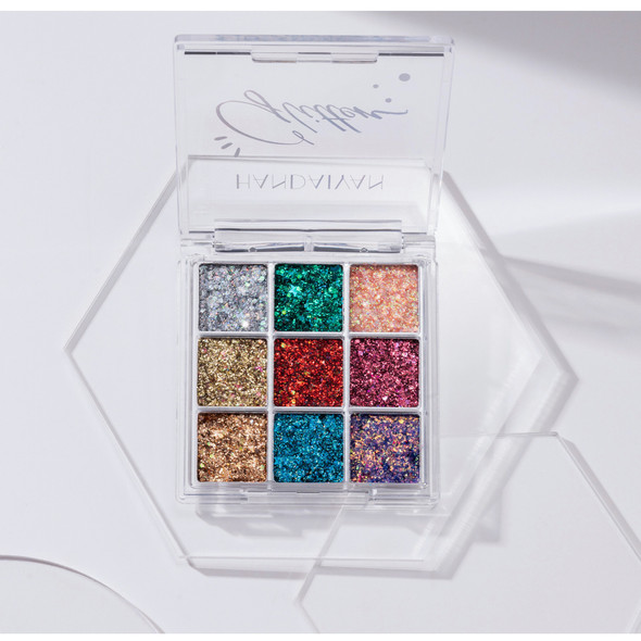 9 Colors Body Glitter Gel For Women & Girls, Glitter Eyeshadow, Easy To  Apply & Remove