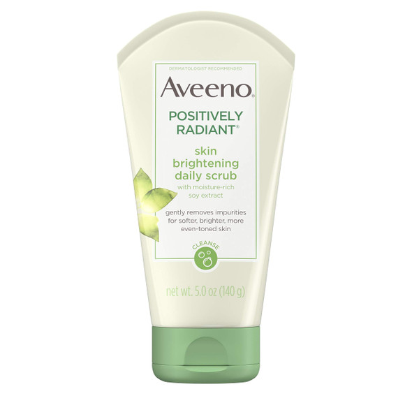 Aveeno Positively Radiant Skin Brightening Daily Scrub, 5 Oz