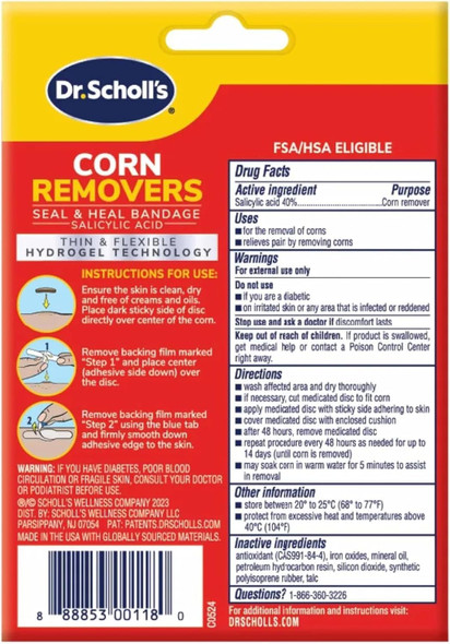Dr. Scholl's OneStep Corn Removers, 6 count
