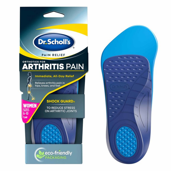 Dr. Scholl’s Pain Relief Orthotics for Arch Pain for Women, 1 Pair, Size  6-10