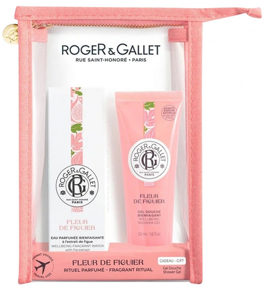 Roger & Gallet Fleur de Figuier Fragrant Wellbeing Fragrant Water 30ml + Wellbeing Shower Gel 50ml Free