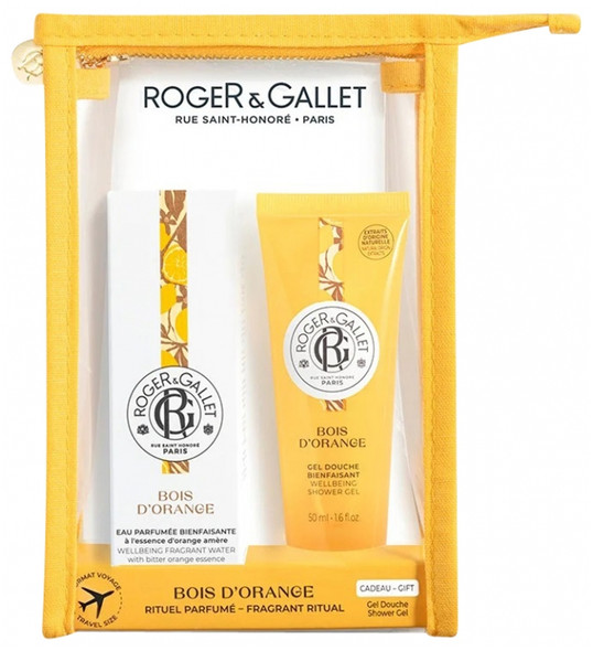Roger & Gallet Bois d'Orange Wellbeing Fragrant Water 30ml + Wellbeing Shower Gel 50ml Free