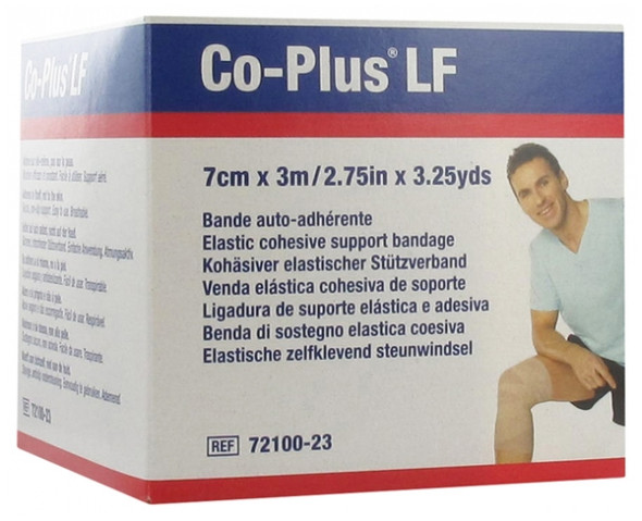 Essity Co-Plus LF Elastic Cohesive Support Bandage 7cm x 3m